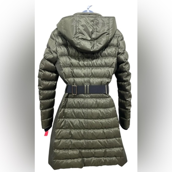 SOLD!
Burberry Coat Olive Green size 8. Coat has hood and belt. It’s beautiful 😍 - Picture 2 of 3